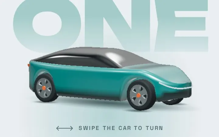 Volta One concept, first screen